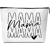 GREOXG Mama Makeup Bag, Mother's Day Birthday Gifts, Mom Thank You Cosmetic Bag Gifts for Mom Woman-C03