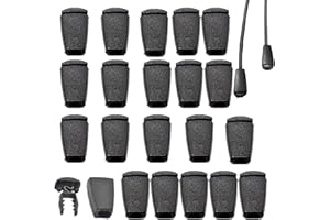 ArrErr 30 Pack Drawstring Cord End Caps Bell Stopper with Locking Lid Paracord Ends Tips for 5/32" Paracord Rope 4mm Tactical