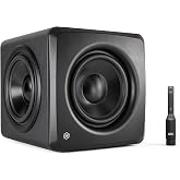 IK Multimedia iLoud Sub - Compact 25Hz Studio Subwoofer with ARC X Automatic Calibration, 6.5" Driver, Dual Passive Radiators, USB/Bluetooth, Perfect for Small Studios &amp; Any Monitor Setup