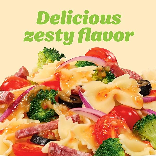 KRAFT ZESTY ITALIAN SALAD DRESSING, 16 FL OZ BOTTLE