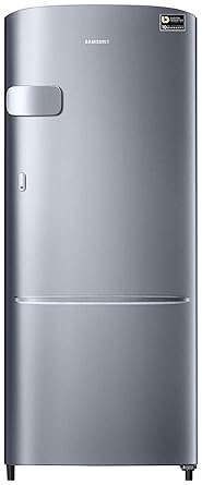 Samsung 215 L 3 Star Inverter Direct-Cool Single Door Refrigerator (RR22T3Y2YS8/HL, Elegant Inox(Light Doi Metal))