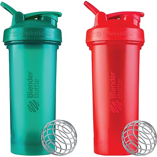 BlenderBottle Classic V2 Shaker Bottle Perfect for Protein Shakes