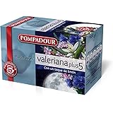 Pompadour - Té de valeriana plus 5 - 20 bolsitas (40 g) - [