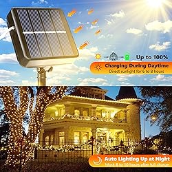 Joomer Solar Fairy Lights, 2-Pack Total 80FT 240LED