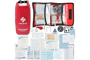 GPUSFAK Boat Emergency Kit 2-in-1 Waterproof First Aid Kit