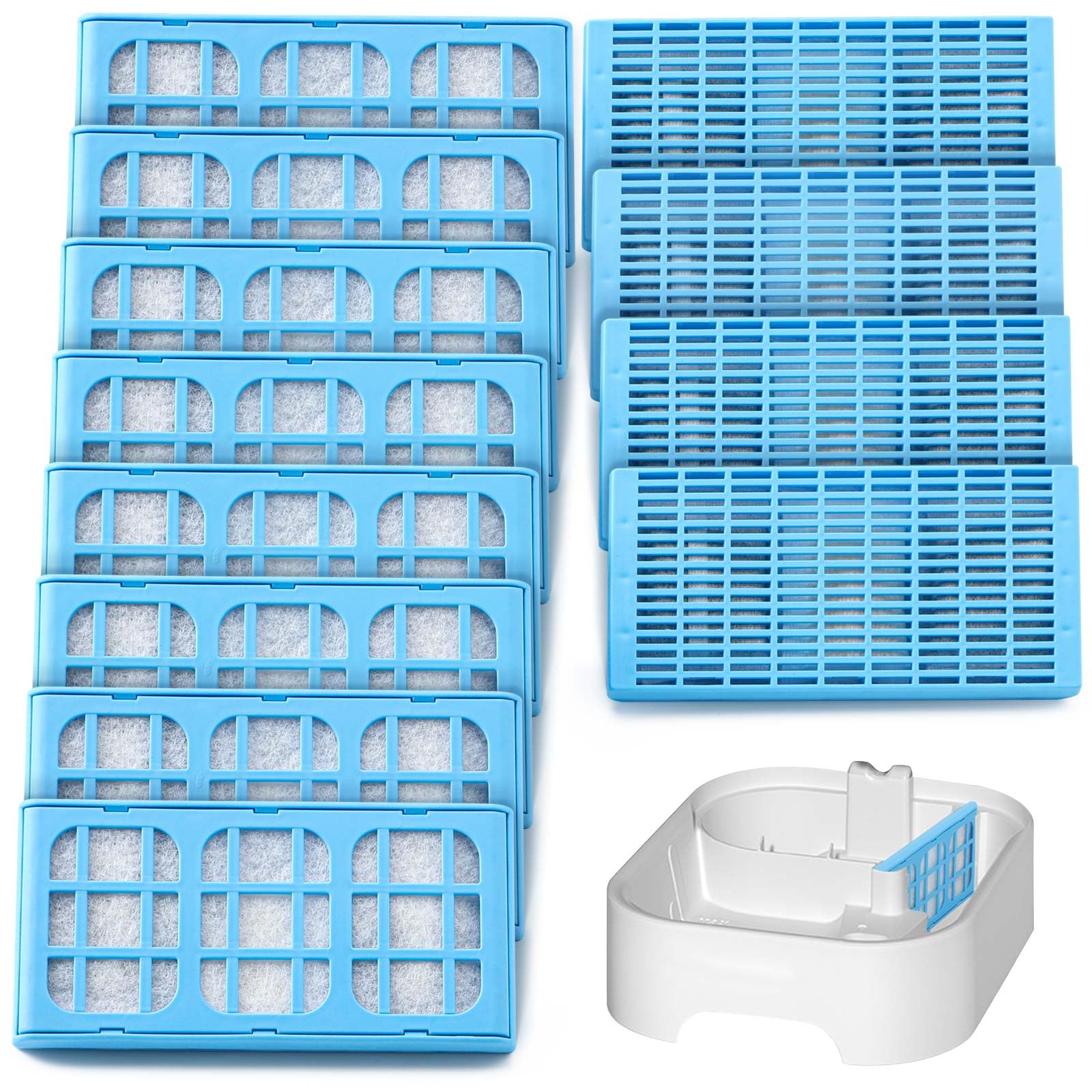 12 Pcs Cat Fountain Filters Cat Water Filters Cat Water Fountain Filters Pet Filters Pet Water Fountain Mate Filters Cat Filter Cartridge,Pet Replacement Filter Dog Water Fountain Filter for Drinking