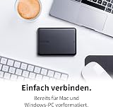 Toshiba Canvio Partner 4TB Portable External Drive USB 3.2 Mac Windows view 3