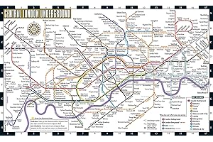 Streetwise London Underground Map: Laminated Map of the London Underground, England