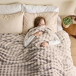 NEWCOSPLAY King Blanket for Couch Linen Super Soft