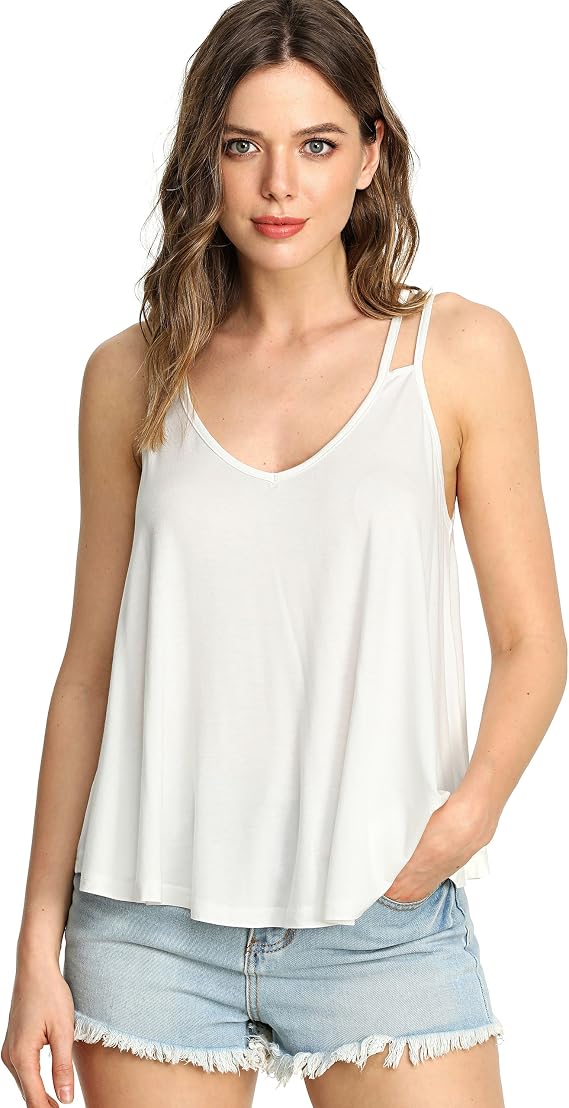 MakeMeChic Women's Draped Front Halter Crop Top - Tie Back, Open Back Ring Tank For Clubwear & Parties - View #11