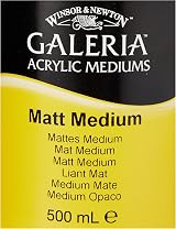 Winsor & Newton Galeria Acrylic Matt Medium 500ml view 2