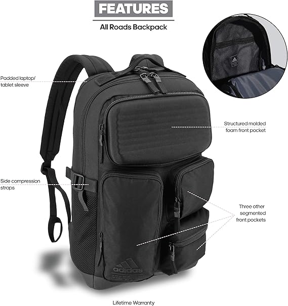 adidas all roads backpack