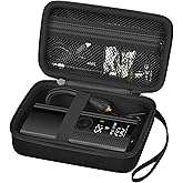 PAIYULE Case Compatible with Prilotte/for Hafuloky/for ILTIDE/for LOLSSA/for Lamfurart Tire Inflator Portable Air Compressor Electric Air Pump, Car Tires Inflation Storage (Box Only) Black