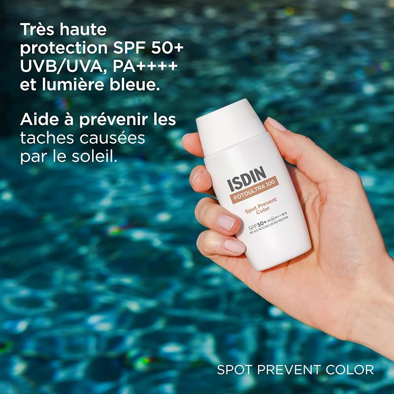 Fotoultra 100 Spot Prevent Color SPF 50+ (50 ml) | Crème Solaire Teintée pour Aider à Prévenir les Taches sur le Visage