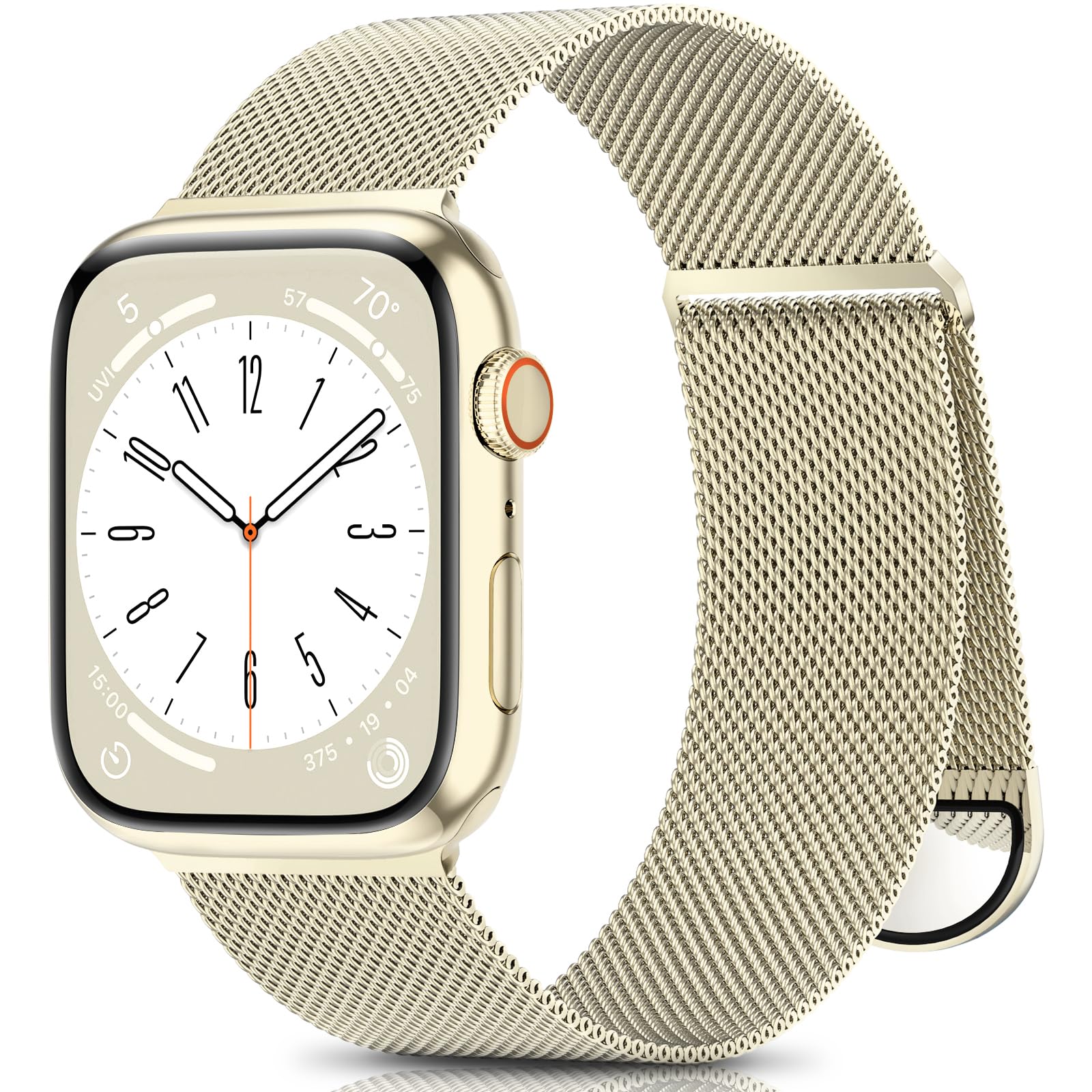 Photo 1 of ZALAVER Metal Band Compatible with Apple Watch Bands 38mm 40mm 41mm 42mm 46mm 44mm 45mm 49mm Women Men,Adjustable Magnetic Stainless Steel Mesh Strap for iWatch Ultra/Ultra 2,Series 10 9 8 7 6 5 4 3 2 1 SE