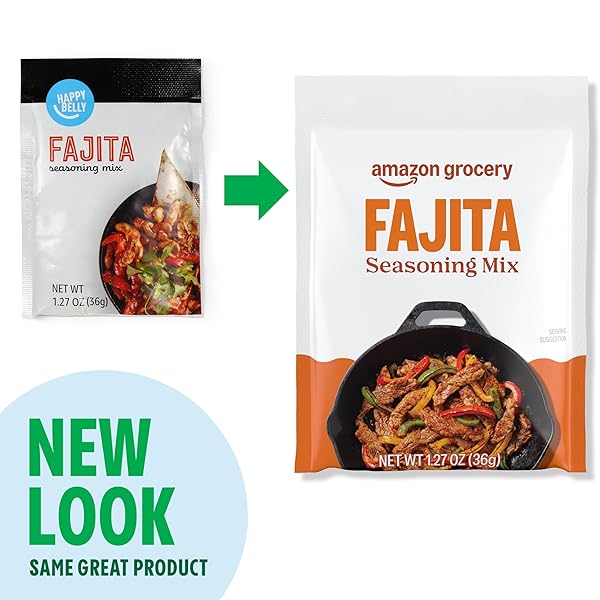 AMAZON GROCERY, FAJITA SEASONING MIX, 1.27 OZ