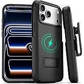 MOTIVE for iPhone 17 Pro Case with Belt Clip, Rugged Dual-Layer, Shockproof 17 iPhone Pro Holster case Belt Clip, Slim Wireless Charging Compatible, Durable Kickstand, 6.3” | Ranger v2 Series