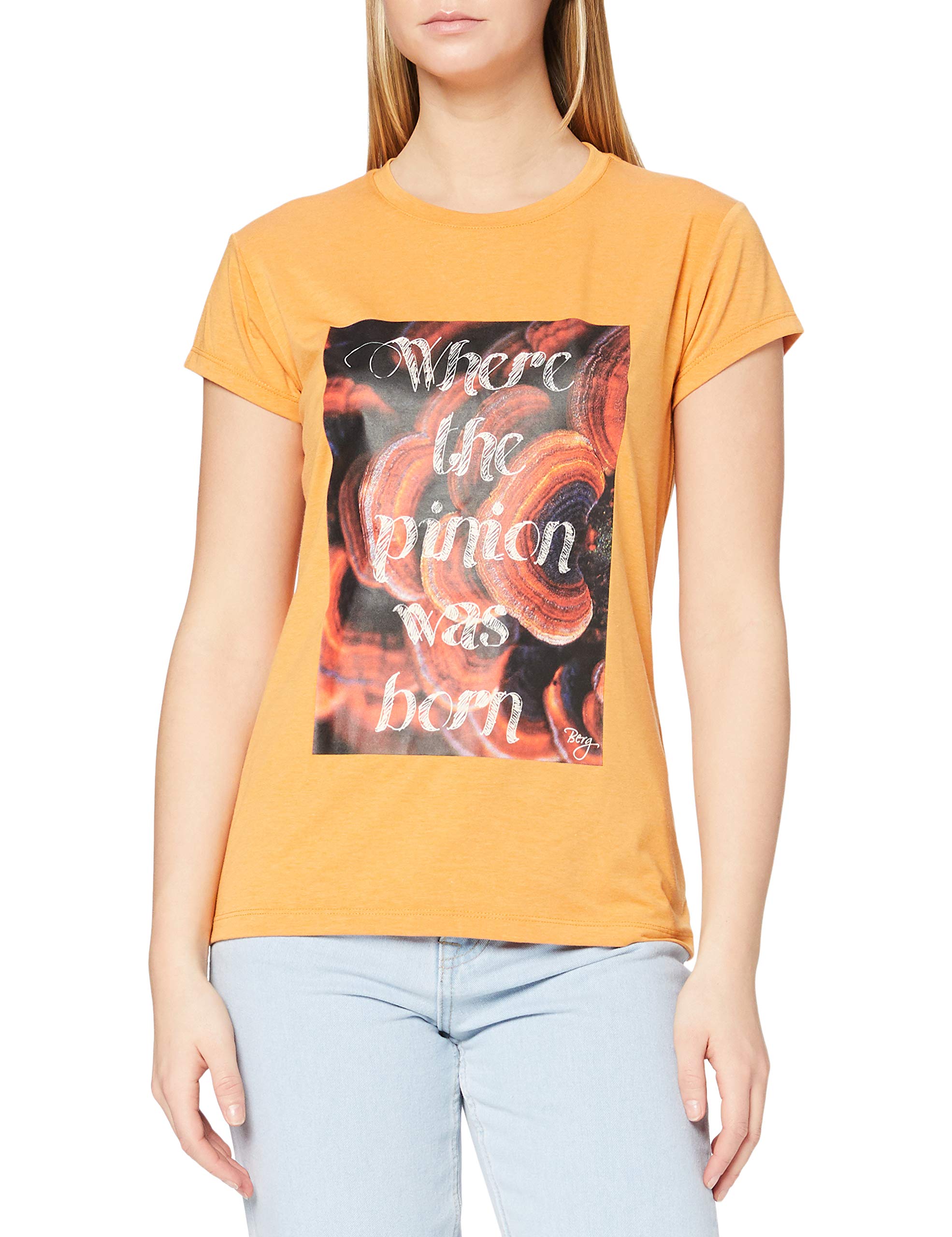 Berg Outdoor Women Graca Tech T-shirt - Orange, X-Large