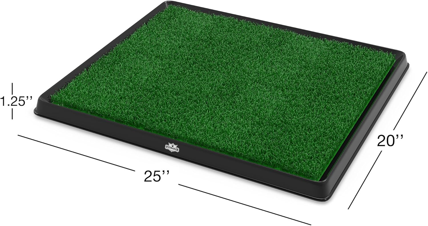 PETMAKERThe Indoor Restroom Puppy Potty Trainer for Pets, Medium, Green (80-ST2025) : Pet Supplies