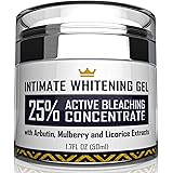 Intimate Whitening Cream - Made in USA Skin Lightening Gel for Body, Face, Bikini and Sensitive Areas - Underarm Bleaching Cr