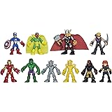 Playskool Heroes Marvel Super Hero Adventures Ultimate Super Hero Set, 10 Collectible 2.5-Inch Action Figures, Toys for Kids