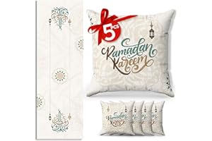 OLEEK Decorations for Home - Table Runner & 4pcs Pillow Covers 18x18 inches - Decorations for Table - Gifts - Decor 2025