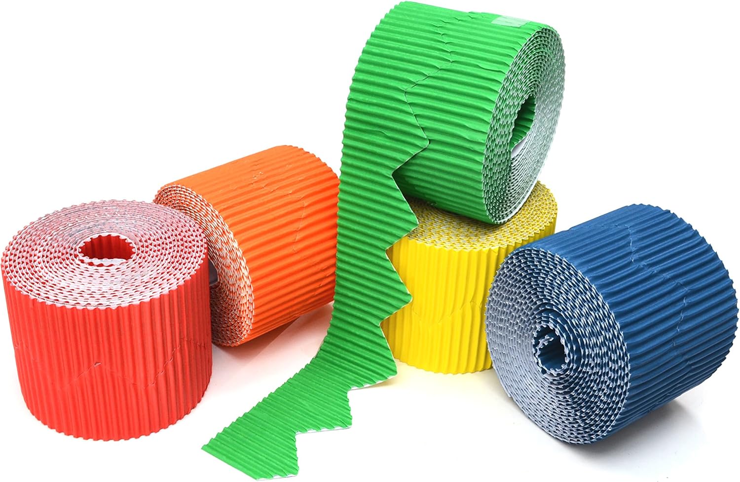 Value ZIG ZAG Corrugated Border Rolls for School Displays 5 Pack Amazon.co.uk Office Products