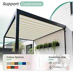 SunnyRoyal 19'x31' Sun Shade Sail Straight Edge