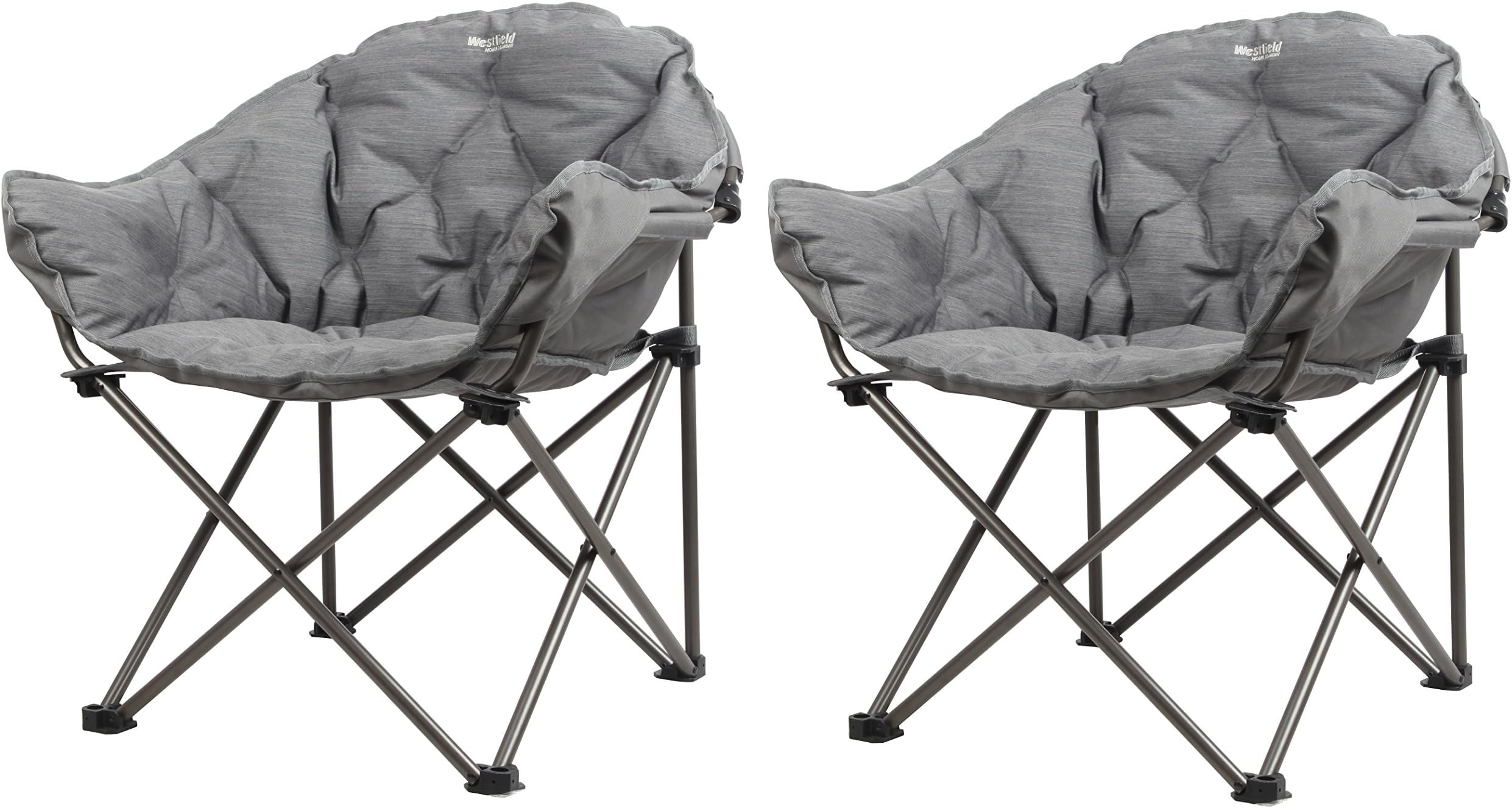 Westfield Juwel Moon Foldable Camping Chair - Twin Pack (Twin Pack)