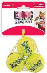 KONG Squeakair Balls Dog Toy Premium Squeak Tennis Balls XS 3 Pack view 3