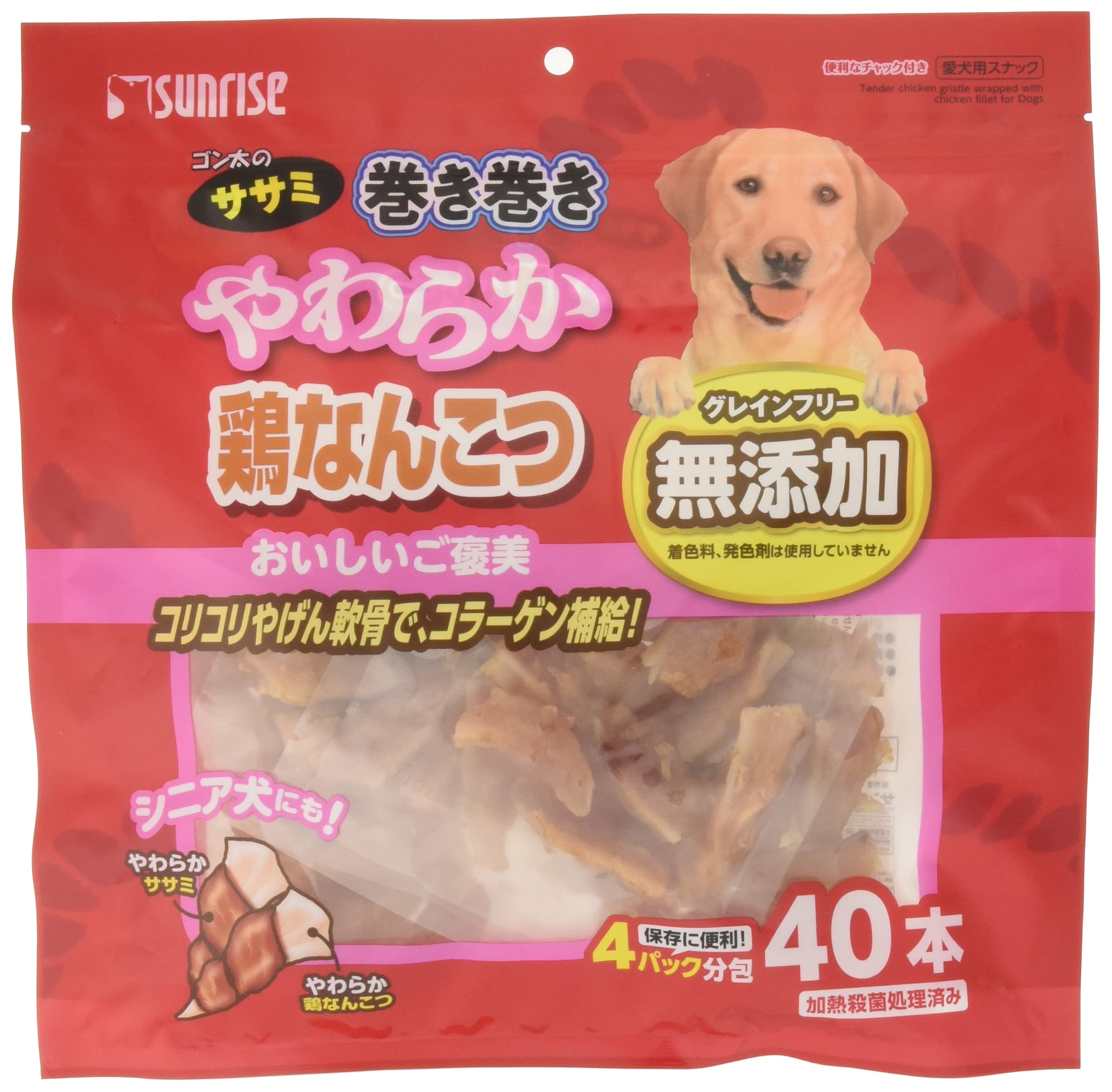 ゴン太 ササミ巻き巻き やわらか鶏なんこつ 40本商品画像