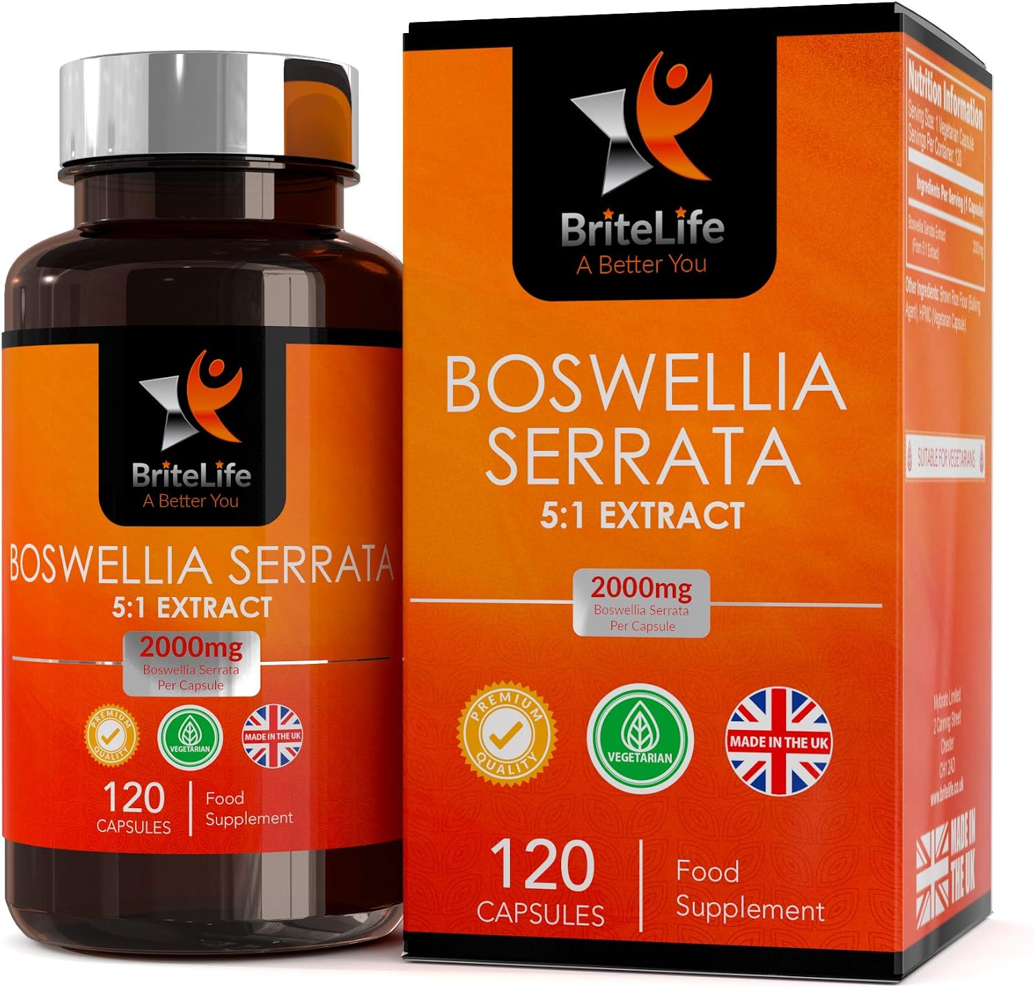 BL Boswellia Serrata Capsules, 120 count (Pack of 1)