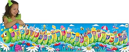 The Learning Journey Long and Tall Floor Puzzle, Multicolor