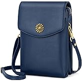 Peacocktion Small Crossbody Bags for Women Travel Cell Phone Bag Wallet Purses with Adjustable Strap Trendy
