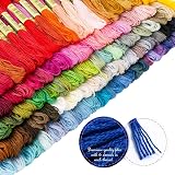 150 Skeins Cotton Embroidery Thread by LauCentral - Vibrant Colors Kit view 2