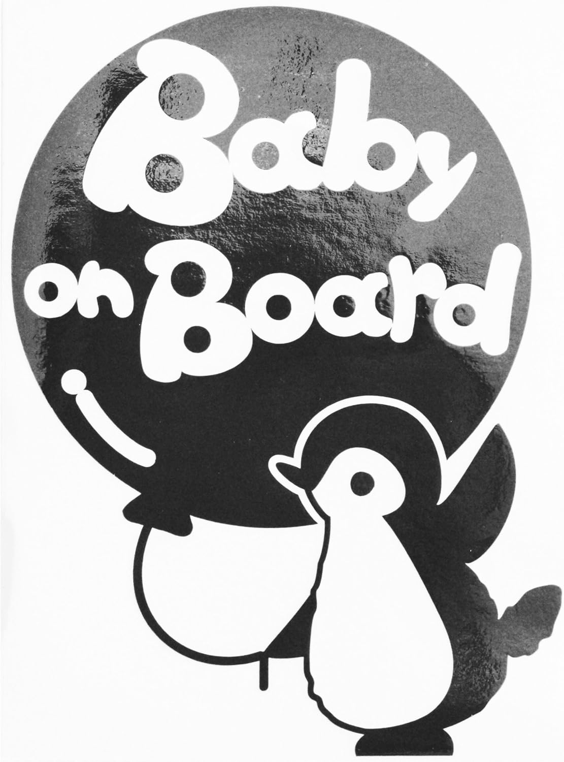 Amazon Co Jp ブラック 黒 Baby On Board ペンギン ぺんぎん Baby ステッカー 窓ガラス用シールタイプ キッズ 子供 車の後ろ 吸盤 マグネットタ ベビー マタニティ