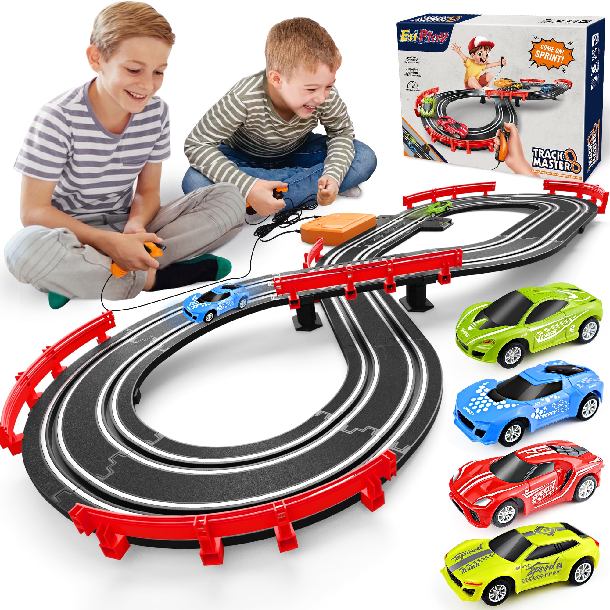 Mua Slot Car Race Track Sets, Electric Boys Toys Race Car Track with 4