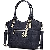 MKF Collection Tote Bag for Women Vegan Leather Shoulder Bag – Top-Handle Purse, Ladies Handbag by Mia K