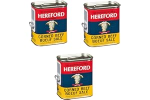 Premium Quality Corned Beef, Gluten-Free, 3-Pack (340g Each, 1020g Total)