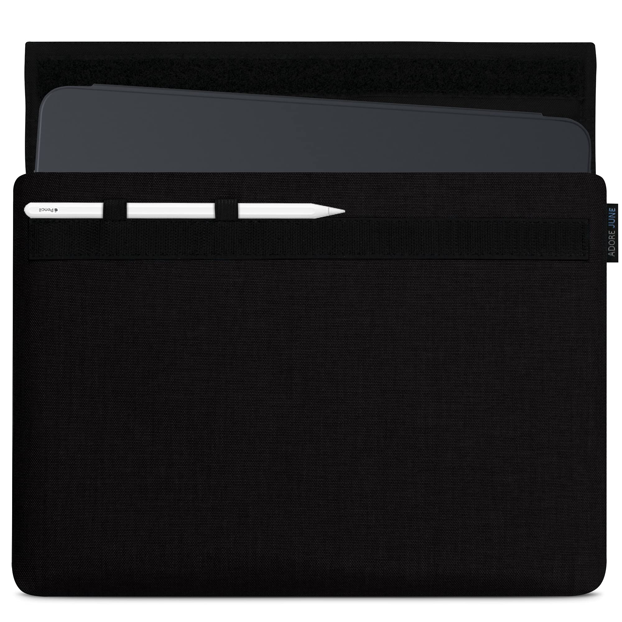 Adore June 11 Inch Classic Case Compatible with Apple iPad PRO 11 2020 with Apple Pen Holder Black