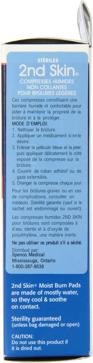 Amazon Com Spenco 2nd Skin Moist Burn Pads Large 3 X 4 Inches 3 Count Industrial Scientific