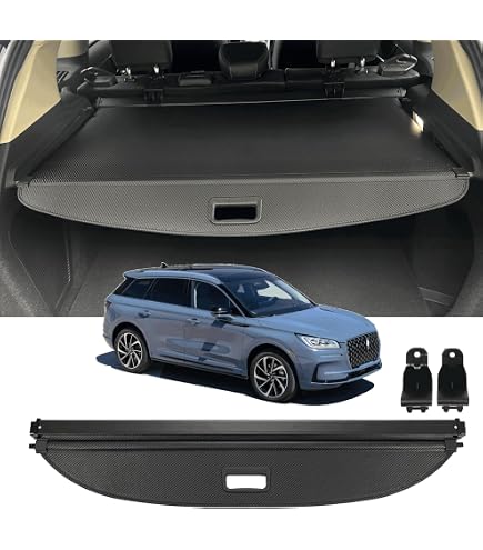 OMAC Semi-Custom Trunk Cargo Mat Liner For Lincoln Corsair 2020-2025 – Black Rubber, Waterproof, Trimmable