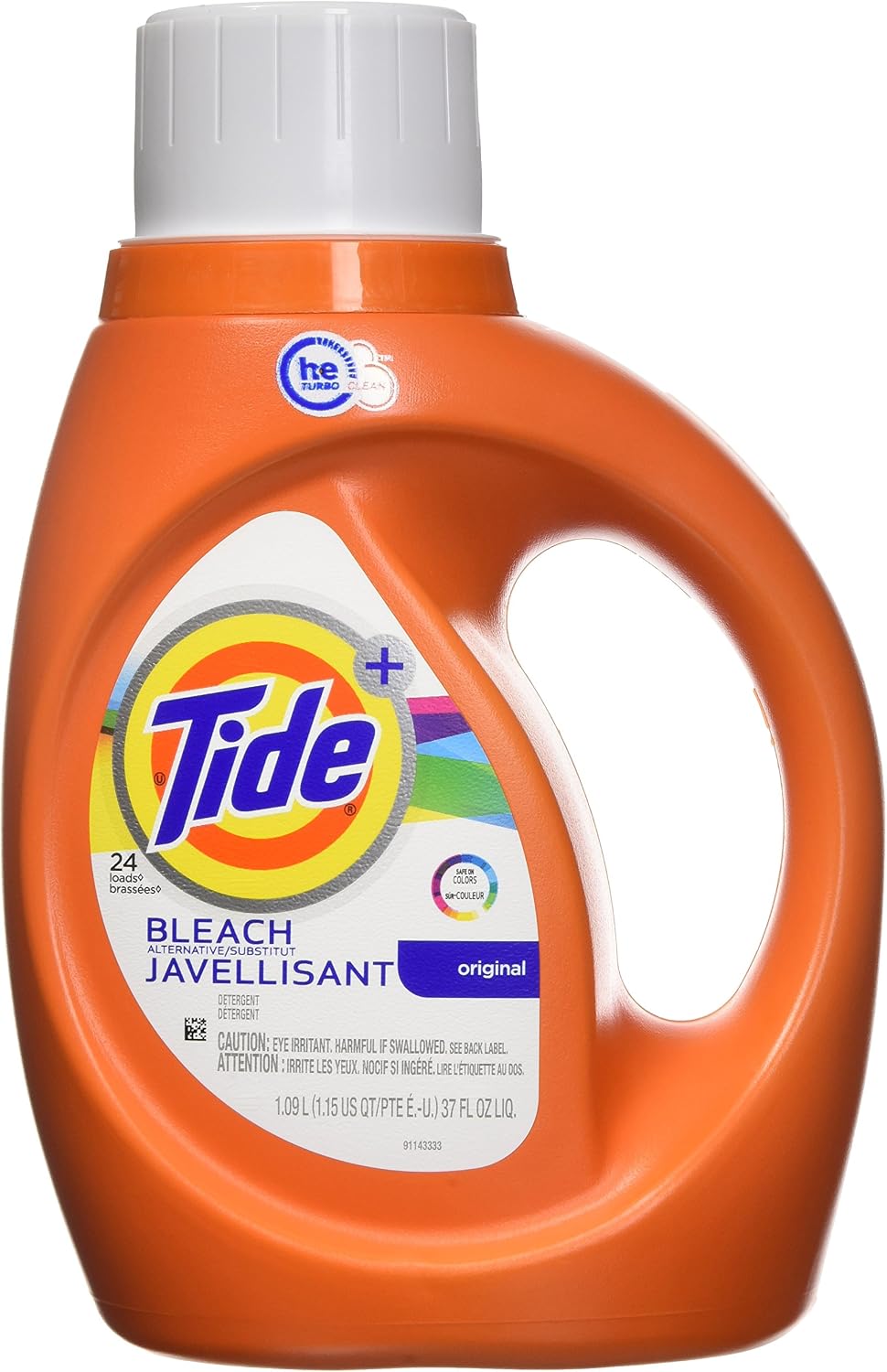 Tide Plus Bleach Alternative He Turbo Clean Liquid Laundry Detergent 1 09 L 24 Loads Amazon Ca Health Personal Care