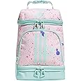adidas Excel 2 Insulated Lunch Bag, Splatter Sandy Pink/Semi Flash Aqua Blue, One Size