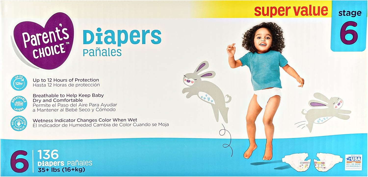 parents choice 160 diapers