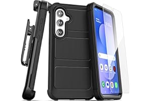 Encased Belt Case for Samsung Galaxy S25 FE with Screen Protector and Holster Clip, Full Body Rugged Cover (for FE 2025)
