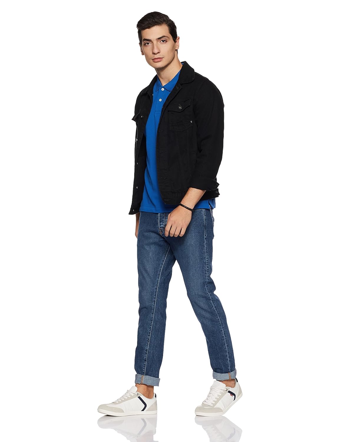 arrow sports men's plain regular fit cotton polo