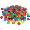 Learning Resources Transparent Color Counting Chips - 250 Pieces, Ages 5+ Math Counters for Kids, Counting Chips, Perfect for