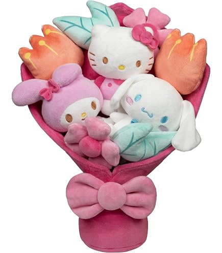 Amazon.com: Fast Forward Hello Kitty Plush Backpack with  display picture 1