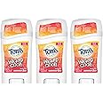 Tom's of Maine Aluminum-Free Wicked Cool! Natural Deodorant for Kids, Summer Fun, 1.6 oz. (Pack of 3) (Packaging May Vary)